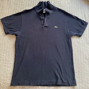 Lacoste Men’s polo shirt. Size 6/XL. Navy blue.